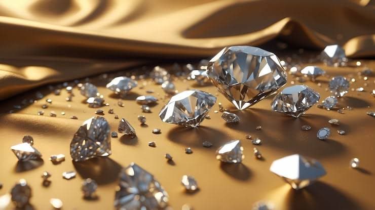 Diamonds background