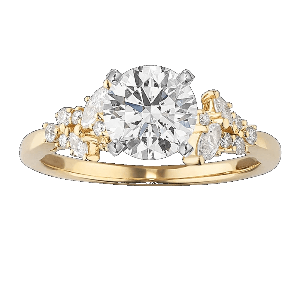 Cypress Halo Engagement Ring