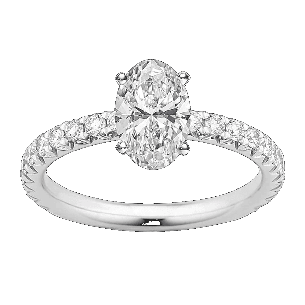 Vintage Milgrain Solitaire Ring